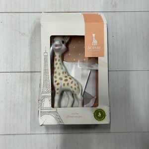 NIB Sophie La Girafe Paris Teether Natural Rubber Baby Toddler Toy In Box‎